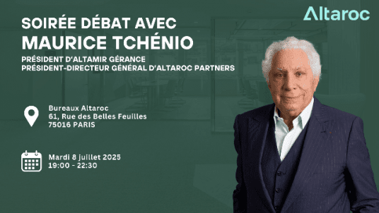 Débat-Cocktail avec Maurice Tchénio : Entreprendre dans le Private Equity