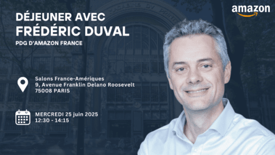 Déjeuner avec Frédéric Duval, PDG d'Amazon France